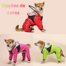 Capa de Chuva Impermeável para Cachorros