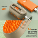 Escova a Vapor 3 em 1 para Cães e Gatos