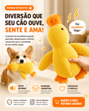 Patinho Interativo para Cães – Com Apito Interno e Tecido Resistente