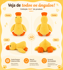 Patinho Interativo para Cães – Com Apito Interno e Tecido Resistente