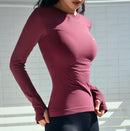 AMI MEDEA™ | Blusa Esportiva Feminina Manga Longa